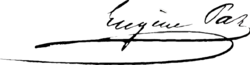 signature d'Eugène Paz