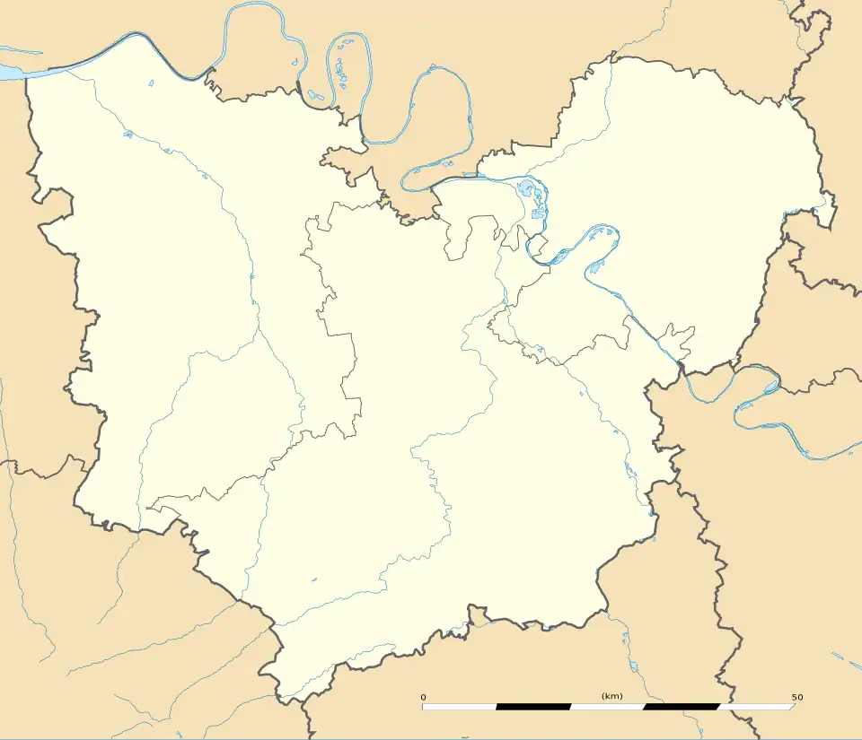 voir sur la carte de l’Eure