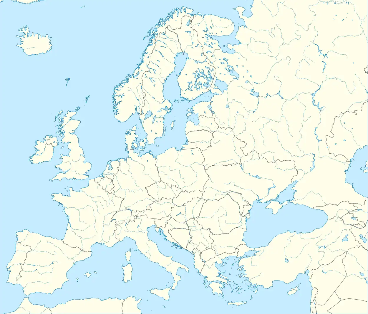 Voir sur la carte administrative d'Europe