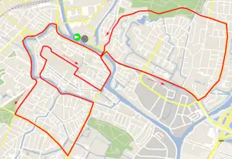 Circuit pour la course en ligne