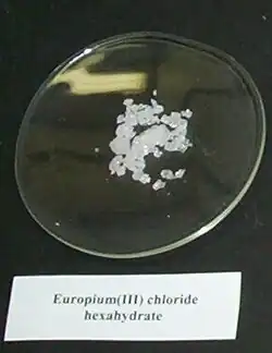 Image illustrative de l’article Chlorure d'europium(III)
