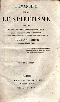 L'Évangile selon le spiritisme (1864)