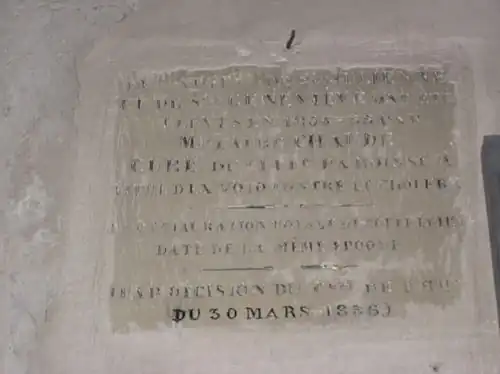 Ex-voto contre le choléra.