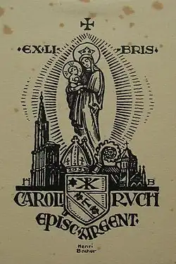 Ex-libris Ruch par Bacher