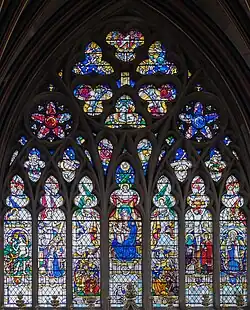 Chapelle de la Vierge, fenêtre est.