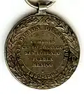 Revers de la médaille.