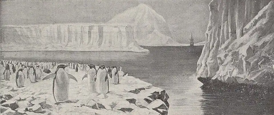 Paysage polaire, par Auguste Vimar