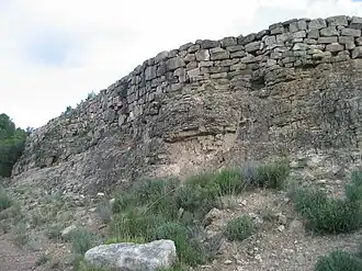 La muraille extérieure.