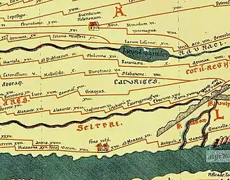 Les voies romaines dans les Alpes au IVe&nbsp;siècle