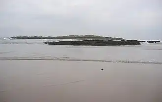 Eyebroughy à marée basse.