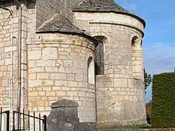 Chevet de Saint-Georges-d'Eysson (XIIe&nbsp;siècle).