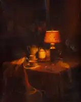 Intérieur (vers 1920).