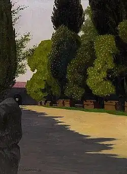 Les Alyscamps, soleil le matin de Félix Vallotton.