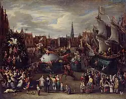 Fête traditionnelle à Anvers