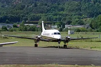 Beechcraft 1900D F-GLNH de Twinjet en 2016.