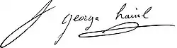 signature de George Hainl