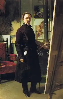 Autoportrait (1858), Collection privée, Madrid.