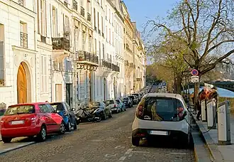 Quai de Béthune vu depuis le pont de la Tournelle.