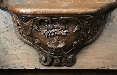 Motif d'une miséricorde.