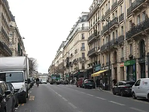 Rue des Écoles, en direction du boulevard Saint-Michel.