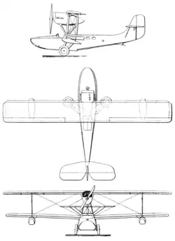 Description de l'image FBA 21 3-view L'Aérophile February,1926.png.