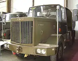 Camion à benne basculante FBW 80-N 11,3t 6x4. Exemplaire unique en service dans l'armée suisse (1976 à 1990)