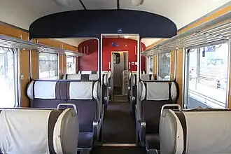 Intérieur en première classe...