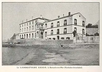 Le laboratoire Arago en 1913.