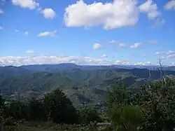 Vue vers le nord depuis le col de l'Exil.