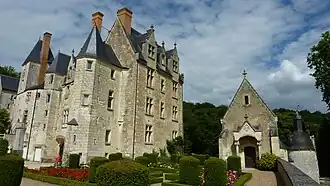 La vue depuis le jardin intérieur.