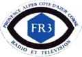 Logo de FR3 Provence-Alpes-Côte d'Azur-Corse du 6 janvier 1975 au 15 décembre 1982.