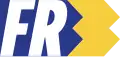 Logo de FR3 du 22 décembre 1990 au 7 septembre 1992 réalisé par Publicis.