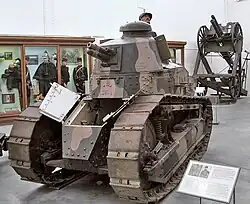 Renault FT au musée royal de l'armée et de l'histoire militaire à Bruxelles.