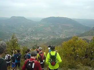 Début de la descente vers La Cresse