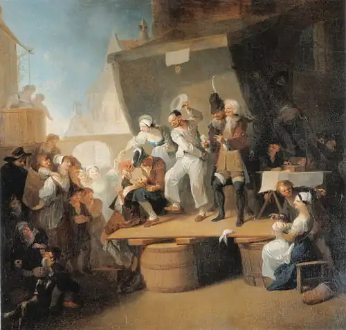 Un chirurgien barbier au travail(avant 1785)Staatsgalerie Altdeutsche MeisterAugsbourg