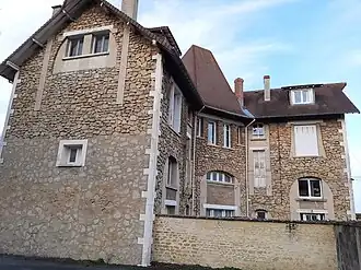 Vue de la façade arrière 2020.