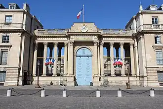 L'entrée méridionale du palais Bourbon (2017).