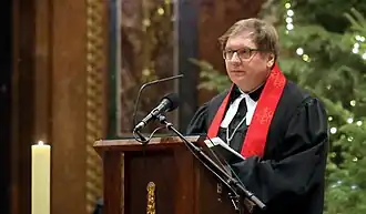 Mgr Tamás Fabiny, évêque luthérien de Hongrie.