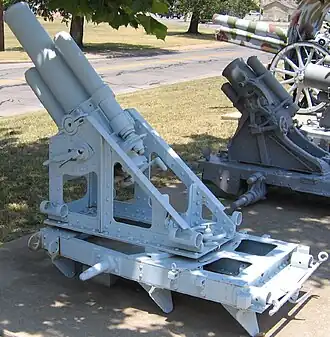 Mortier de 150&nbsp;mm Fabry (US Field Artillery Museum, Ft. Sill, OK).