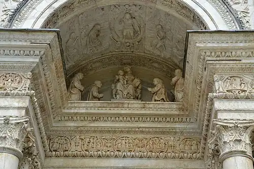 Benedetto Briosco, arc du portail (1501).