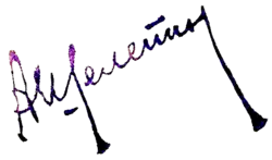 signature d'Alexandre Chélépine