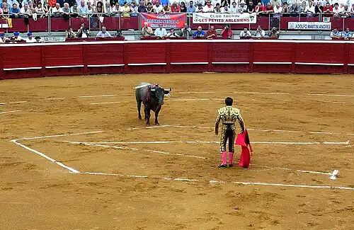 Matador pendant la faena