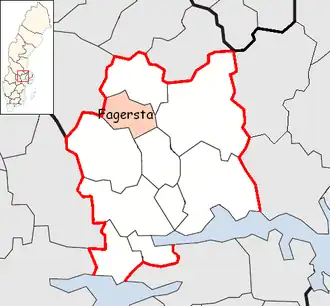 Localisation de Fagersta