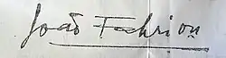 signature de João Fahrion