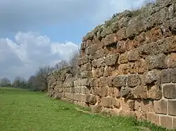 La muraille de Falerii Novi.