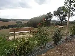 Espace vert à Fanjeaux.