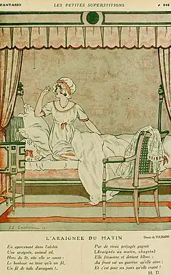 Les petites superstitions ; araignée du matin, chagrin
