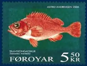 Description de l'image Faroese_stamp_541_deepwater_redfish.jpg.