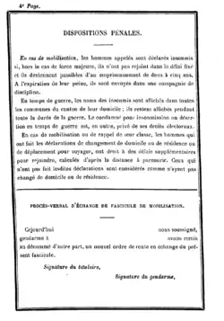 Peines prévues pour les insoumis.