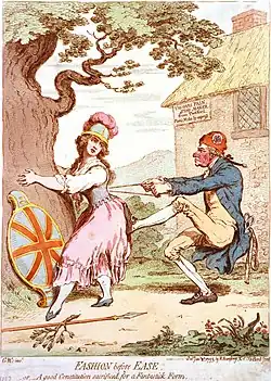 1793, caricature de Thomas Paine